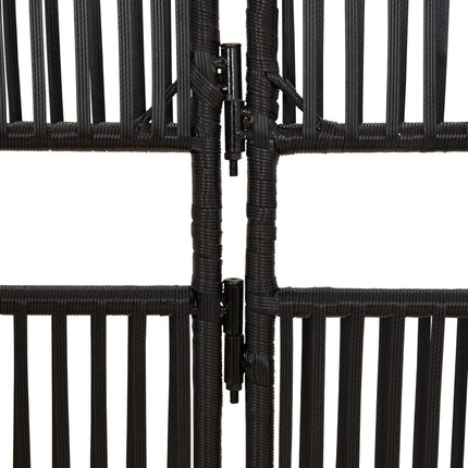 rumdeler 3 paneler polyrattan sort