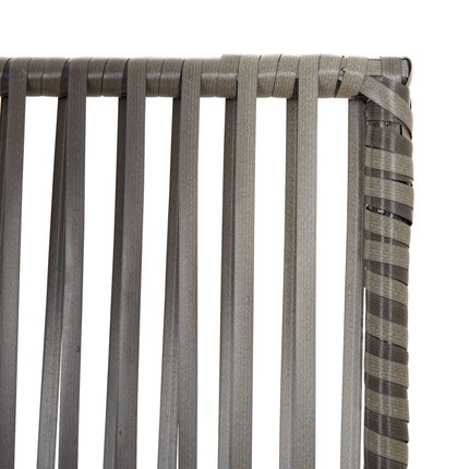 rumdeler 3 paneler polyrattan grå