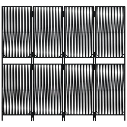 rumdeler 4 paneler polyrattan sort