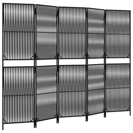 rumdeler 5 paneler polyrattan sort