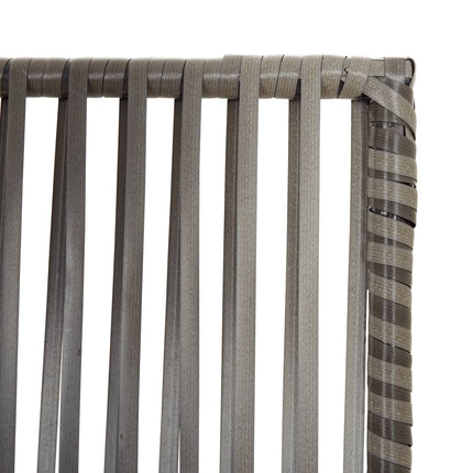 rumdeler 5 paneler polyrattan grå