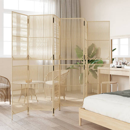 rumdeler 6 paneler polyrattan beige