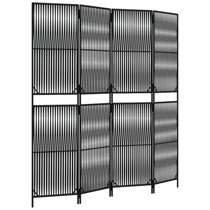 rumdeler 4 paneler polyrattan sort
