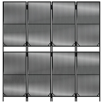 rumdeler 4 paneler polyrattan sort