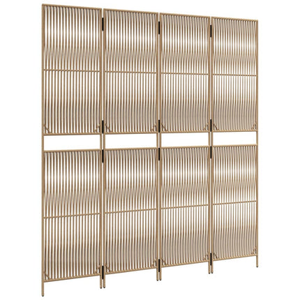 rumdeler 4 paneler polyrattan beige