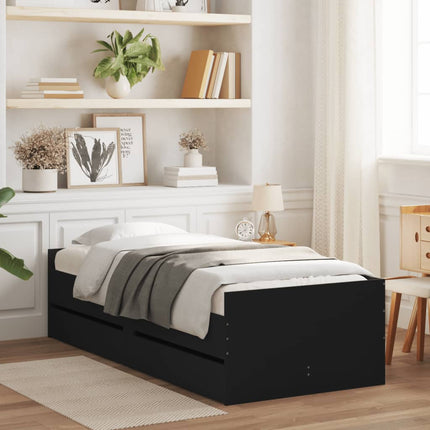 sengeramme med skuffer 75x190 cm Small Single sort