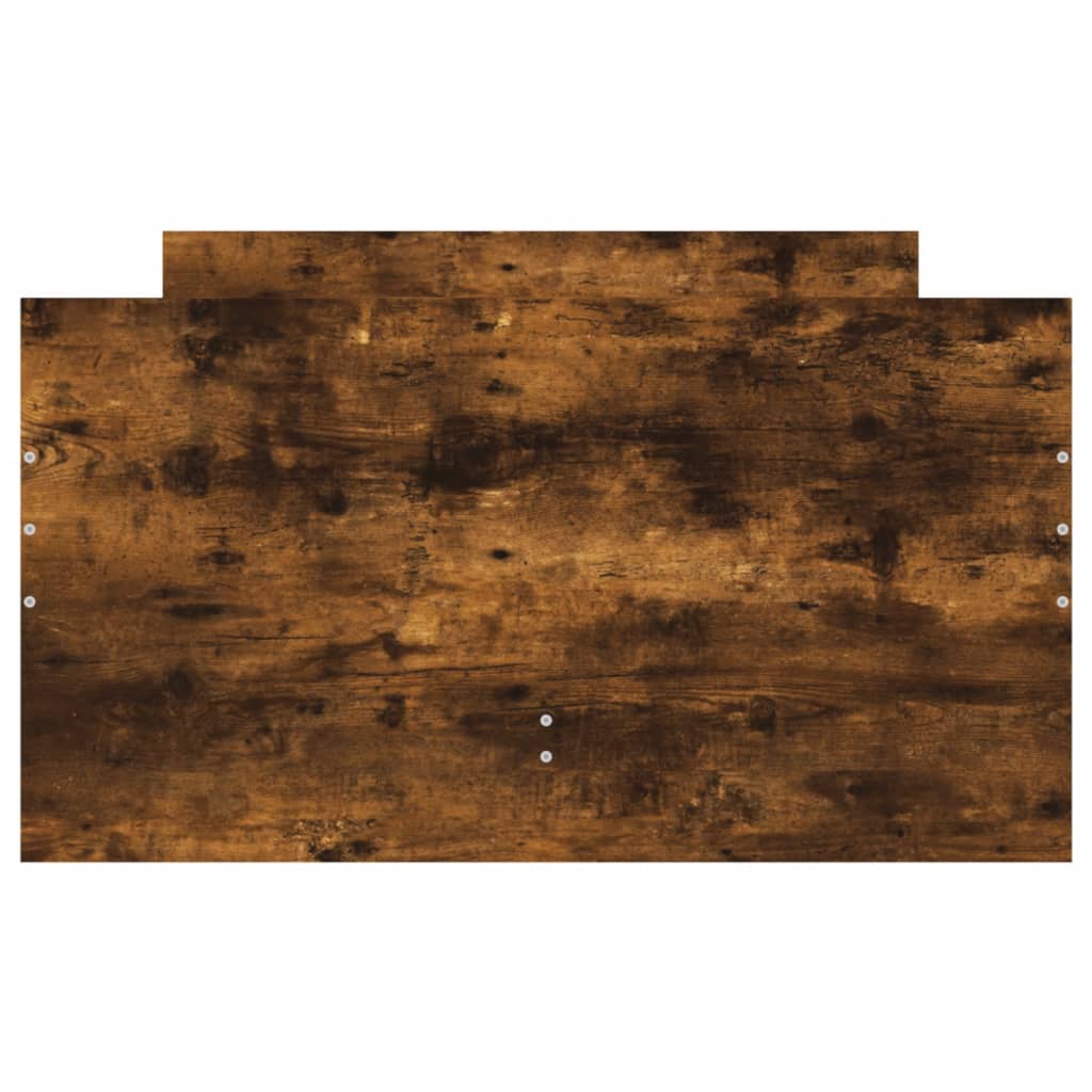 sengeramme med skuffer 100x200 cm røget egetræsfarve