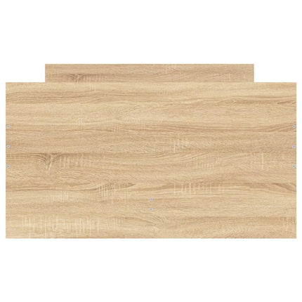 sengeramme med skuffer 100x200 cm sonoma-eg