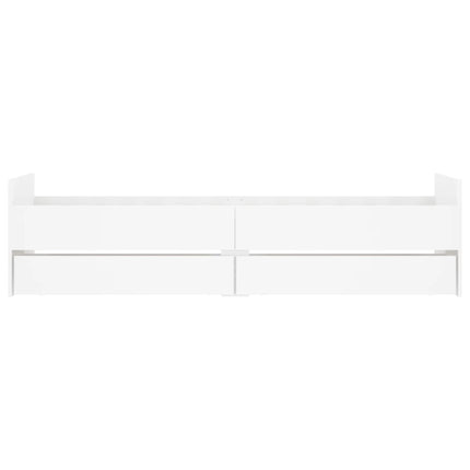 sengeramme med skuffer 90x190 cm hvid