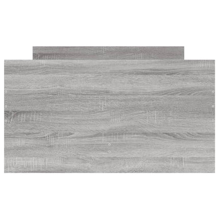 sengeramme med skuffer 90x190 cm grå sonoma-eg