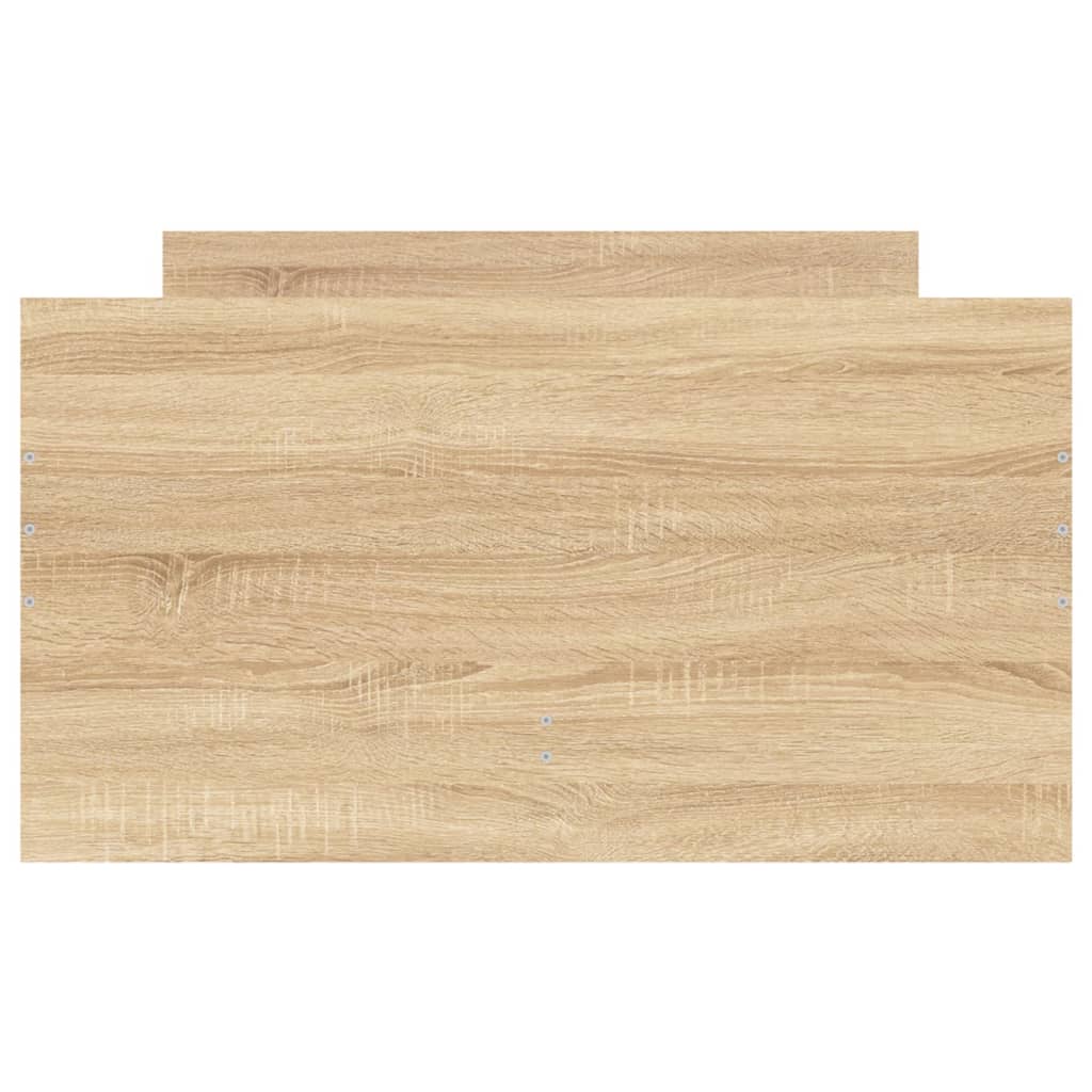 sengeramme med skuffer 75x190 cm Small Single sonoma-eg