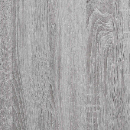 sengeramme med sengegavl 150x200 cm grå sonoma-eg