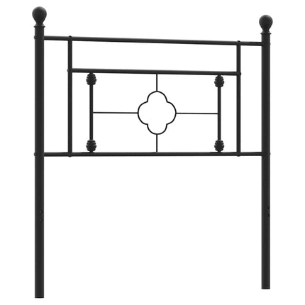 udskiftningsgavl 100 cm metal sort