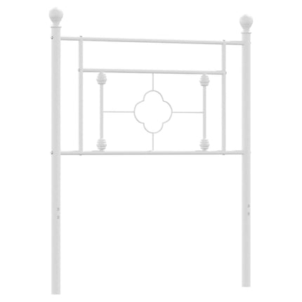 udskiftningsgavl 75 cm metal hvid