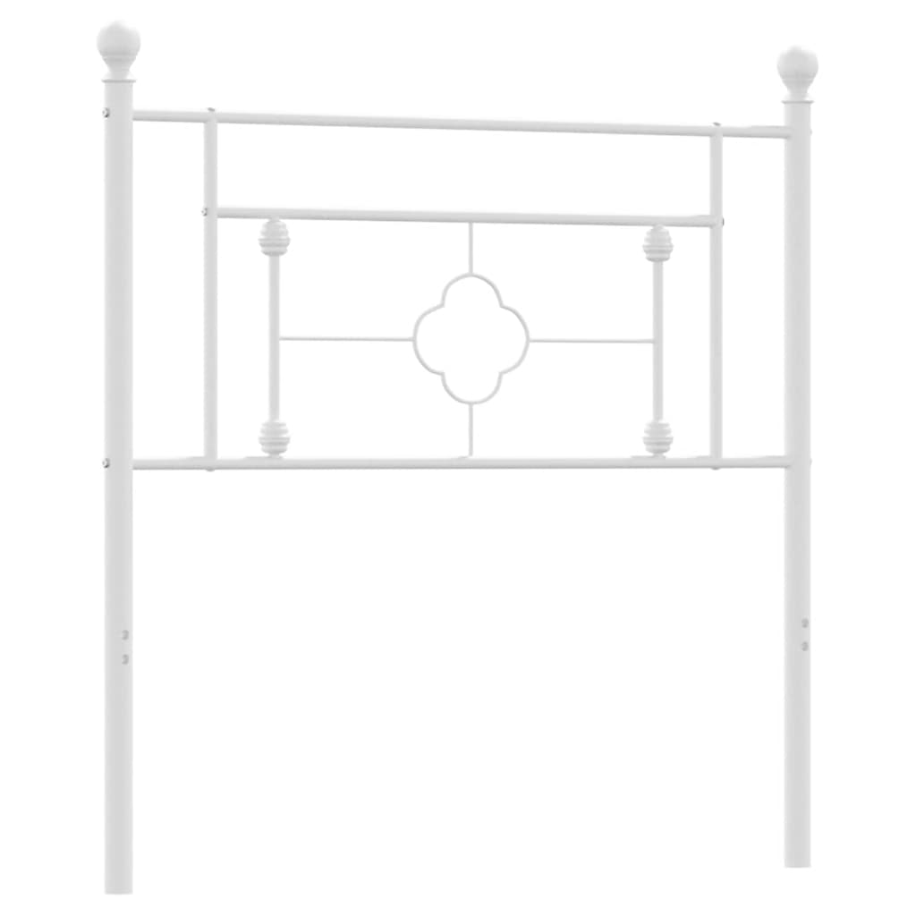 udskiftningsgavl 100 cm metal hvid