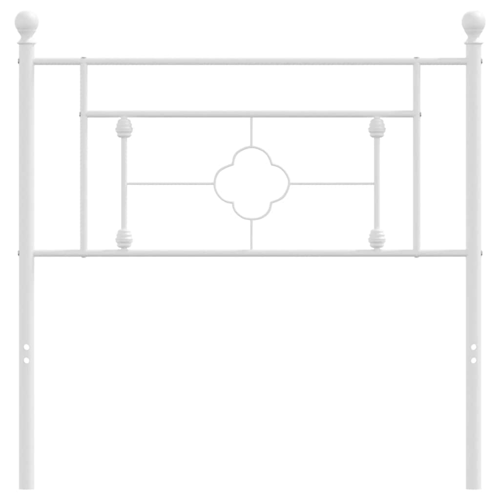 udskiftningsgavl 100 cm metal hvid
