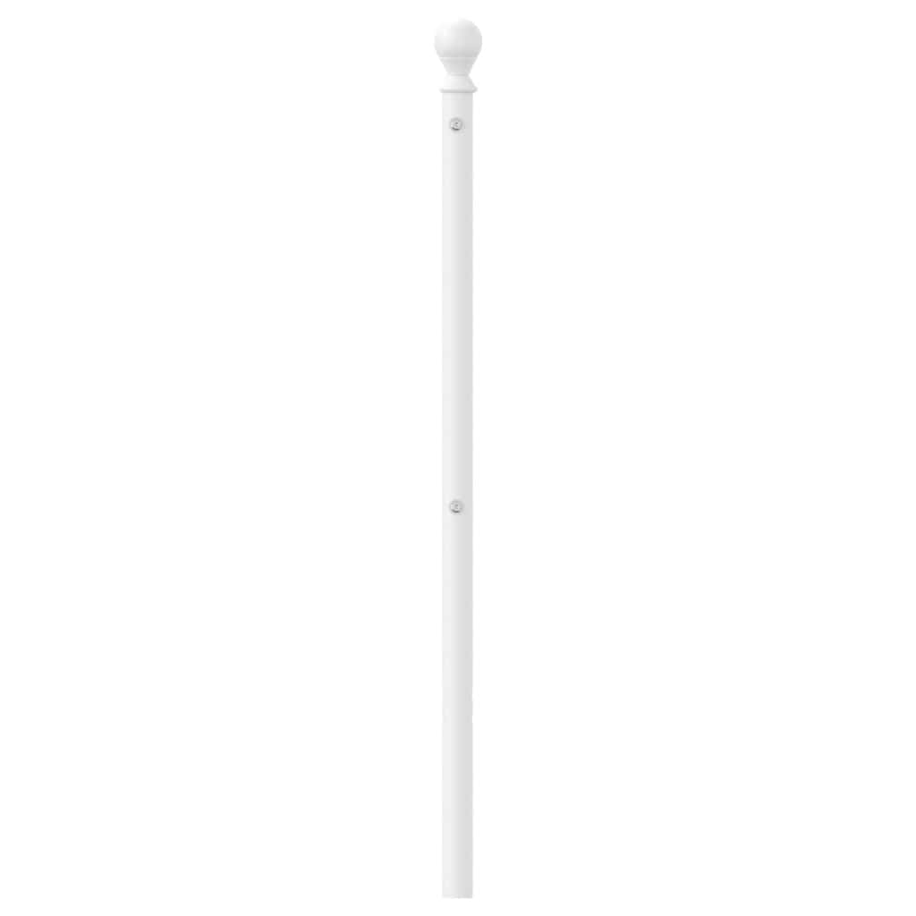 udskiftningsgavl 100 cm metal hvid