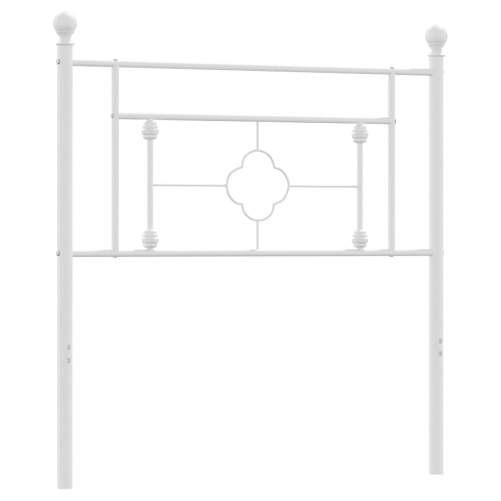 udskiftningsgavl 100 cm metal hvid