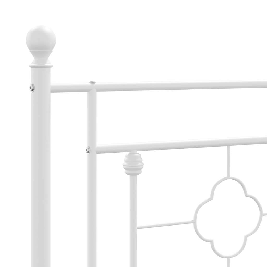 udskiftningsgavl 100 cm metal hvid