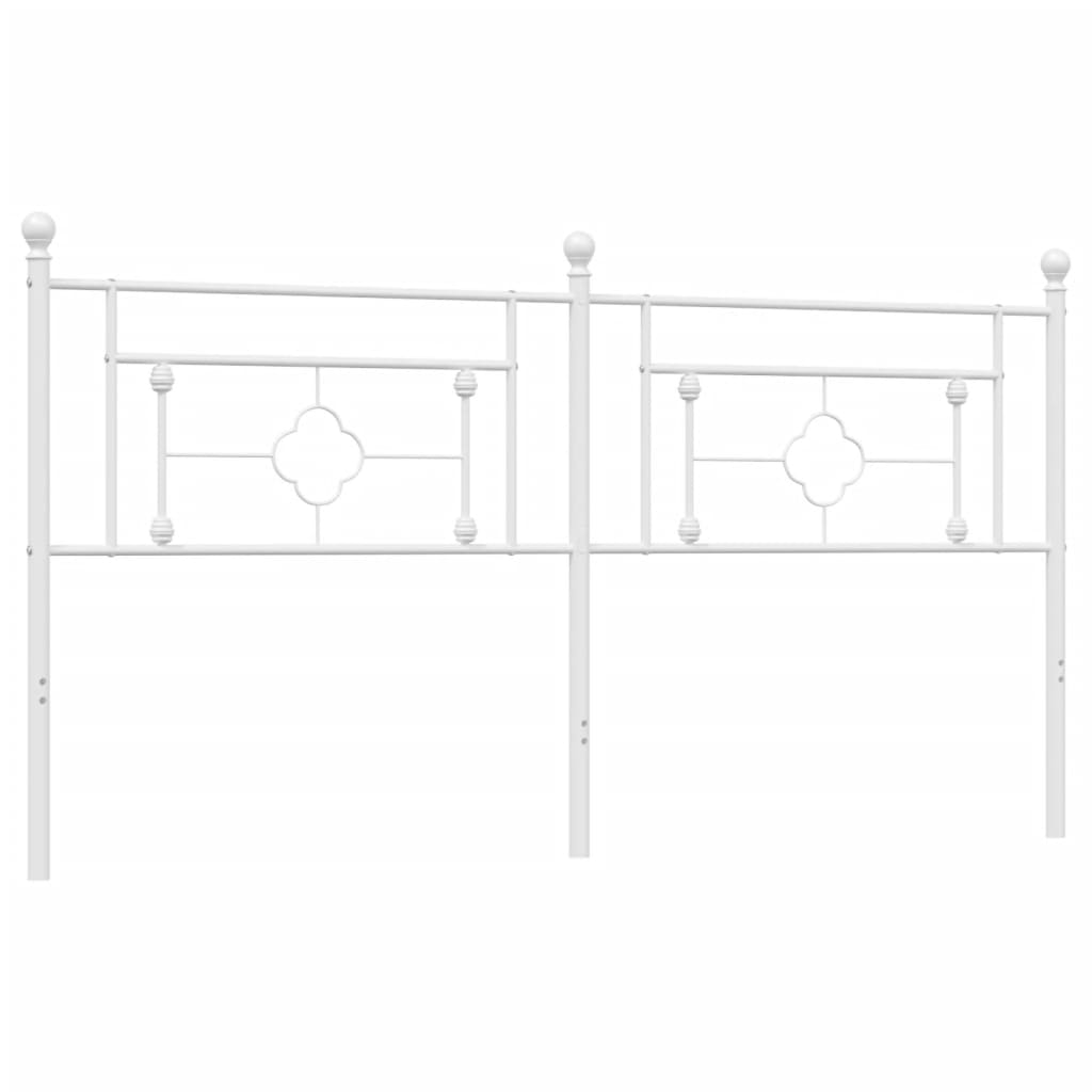 udskiftningsgavl 180 cm metal hvid