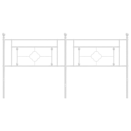 udskiftningsgavl 180 cm metal hvid