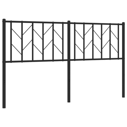 udskiftningsgavl 150 cm metal sort