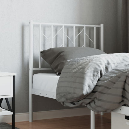 udskiftningsgavl 75 cm metal hvid