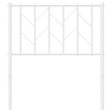 udskiftningsgavl 75 cm metal hvid
