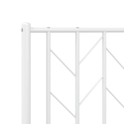 udskiftningsgavl 75 cm metal hvid