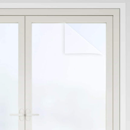 vinduesfolier 5 stk. matteret PVC hvid