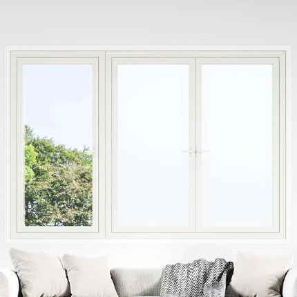 vinduesfolier 5 stk. matteret PVC hvid