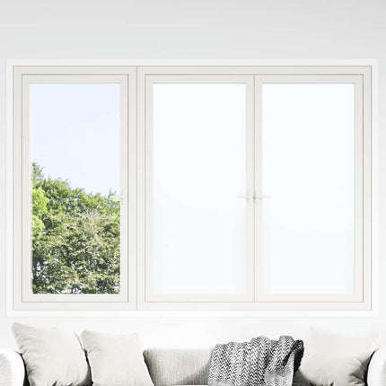 vinduesfolier 5 stk. matteret PVC hvid