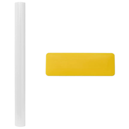 vinduesfolier 4 stk. stribemønster matteret PVC