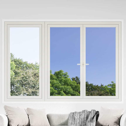 solfilm 3 stk. reflekterende effekt PVC sølvfarvet