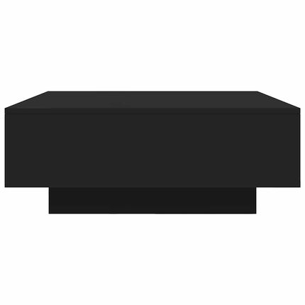 sofabord 80x80x31 cm konstrueret træ sort