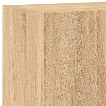 væghængt tv-bord 40,5x30x60 cm konstrueret træ sonoma-eg