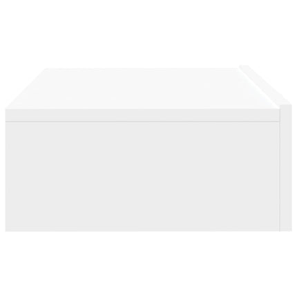 tv-bord med LED-lys 60x35x15,5 cm hvid