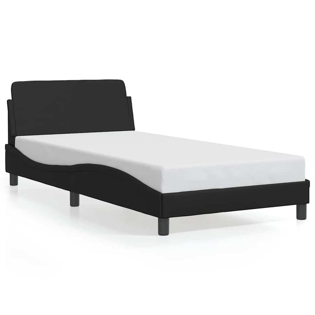 sengeramme Dover 100x190 cm kunstlæder sort