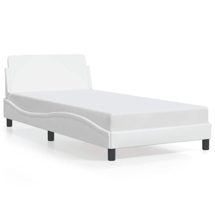 sengeramme Dover 100x190 cm kunstlæder hvid