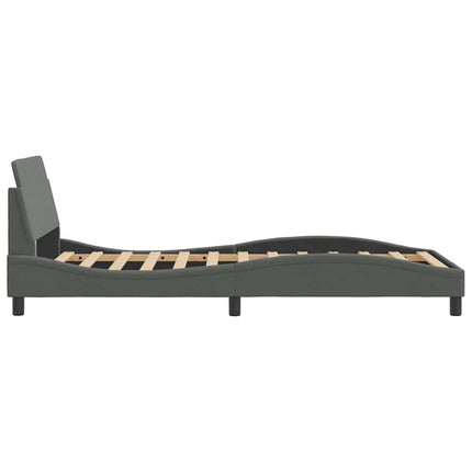 sengeramme Dover 100x203 cm stof mørkegrå