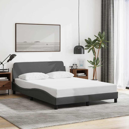 sengeramme Dover 137x190 cm stof mørkegrå