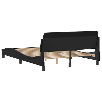 sengeramme Dover 137x190 cm kunstlæder sort