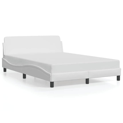 sengeramme Dover 137x190 cm kunstlæder hvid