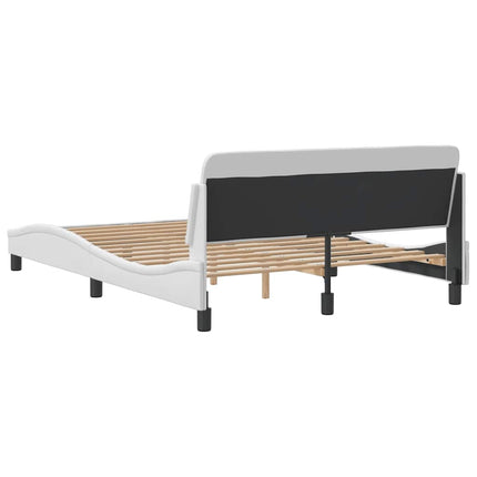 sengeramme Dover 137x190 cm kunstlæder hvid