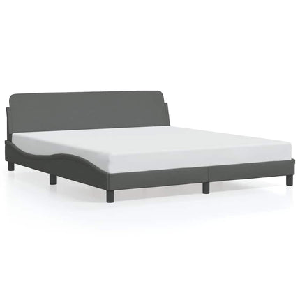 sengeramme Dover 152x203 cm stof mørkegrå