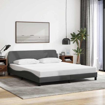 sengeramme Dover 152x203 cm stof mørkegrå