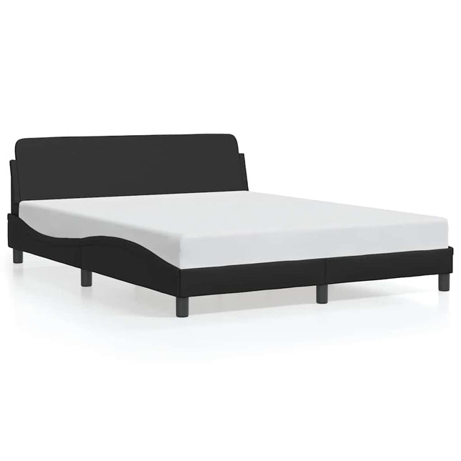 sengeramme Dover 152x203 cm kunstlæder sort