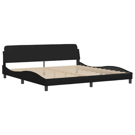 sengeramme Dover 193x203 cm velour sort