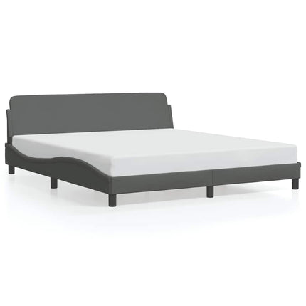 sengeramme Dover 183x213 cm stof mørkegrå