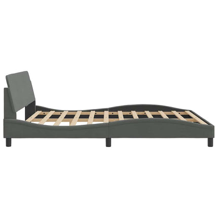 sengeramme Dover 183x213 cm stof mørkegrå